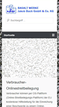 Mobile Screenshot of jbs-staudt.de